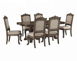 Комплект Charmond: стол раскладной и 6 стульев