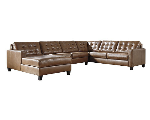 Большой угловой диван с левым шезлонгом Baskove 