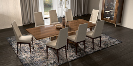 Набор для столовой EVA: Раскладной стол 180/225 и 6 стульев